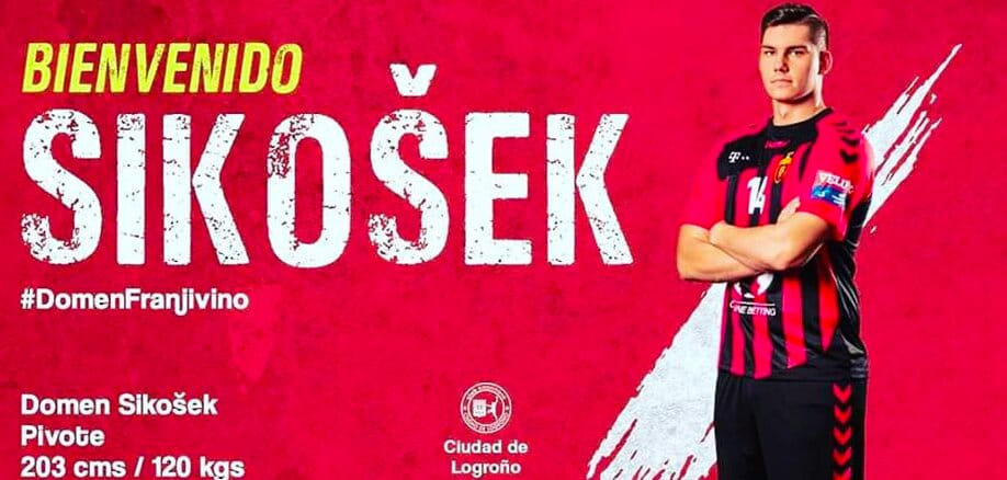Испания. "Логроньо" представил словенского линейного Домена Сикошека Пелко, перешедшего из "Вардара"