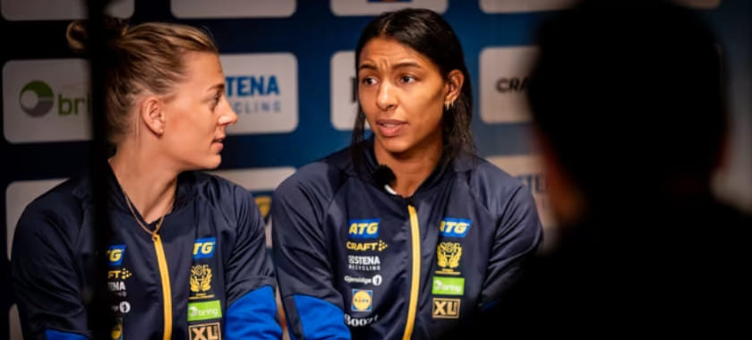 Натали Хагман об одноместных номерах в Лилле: "Я привыкла находиться рядом с Яминой Робертс. Будем жить вдвоём в этом номере!"