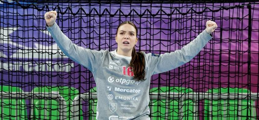 Голкипер словенского "Крима" Мая Войнович — автор лучшего сейва в заключительном туре Лиги чемпионов (ВИДЕО)