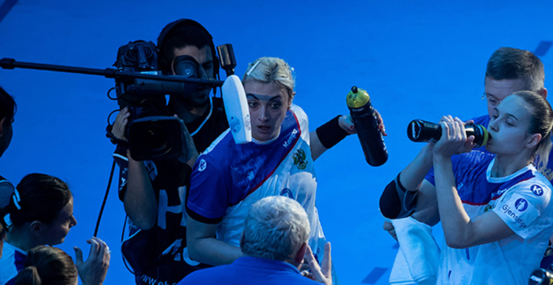 ЧЕ-2018. Анна Сень: "Честно говоря, не очень хорошо высыпаемся после матчей"