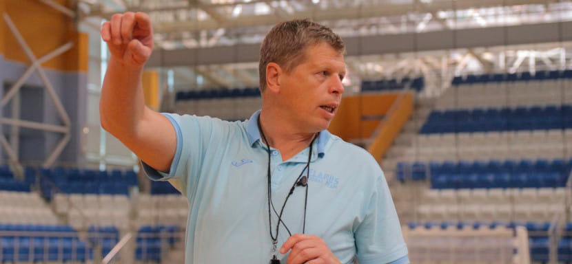 Беларусь. Игорь Папруга: "Наверное, сказалось волнение. Сделали слишком много потерь в первом тайме" (ВИДЕО)