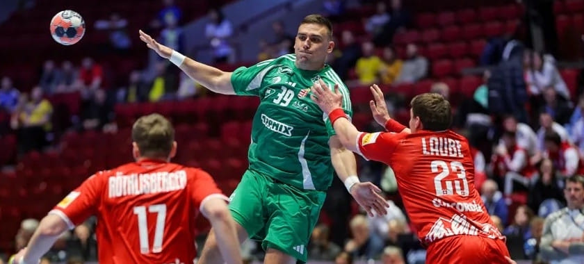 Сборная Швейцарии вела у команды Венгрии 7 мячей по ходу второго тайма, но встреча Евро-2026 завершилась вничью