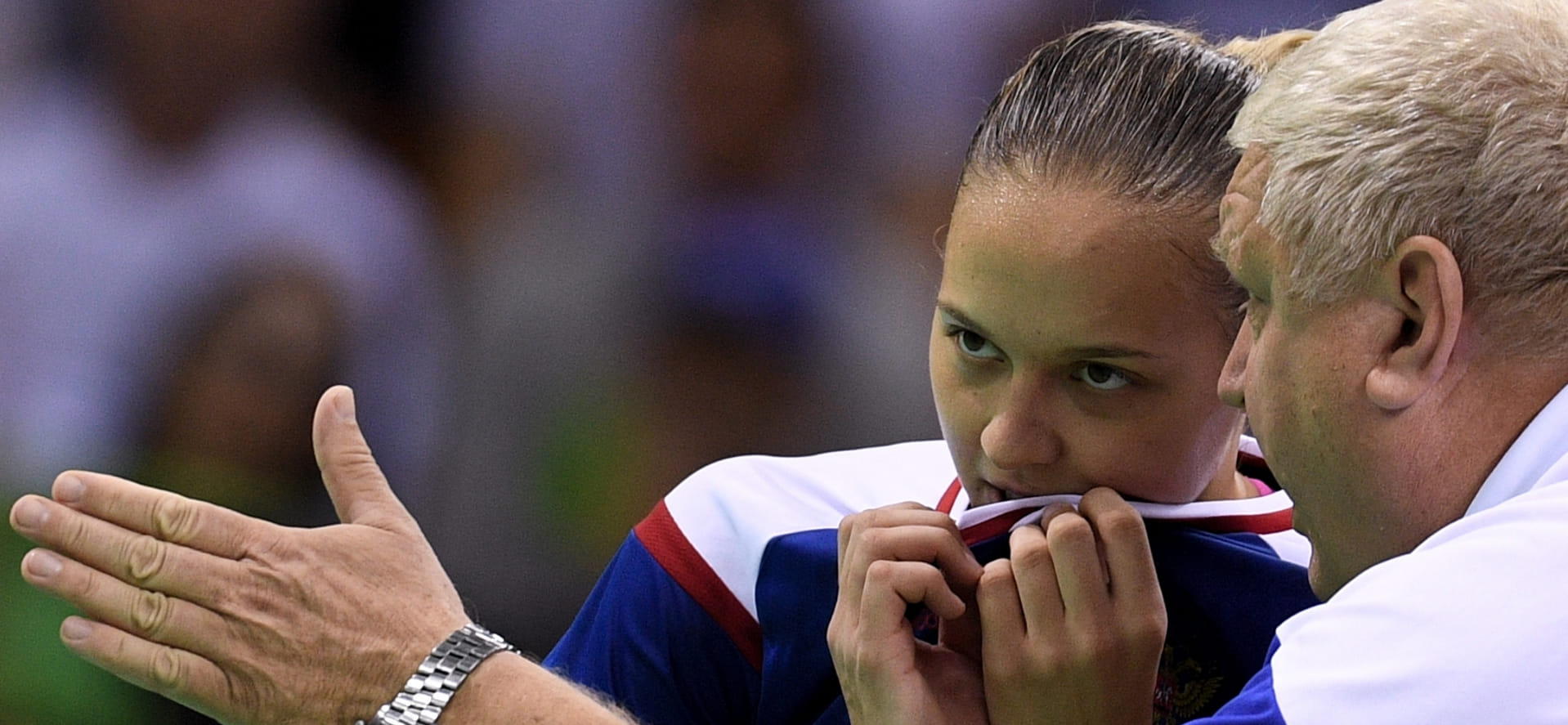 Дарья Дмитриева: "Поначалу у меня возникали сложности в общении с Трефиловым: я не всегда понимала, что он говорит. Он кричал даже на разминке"