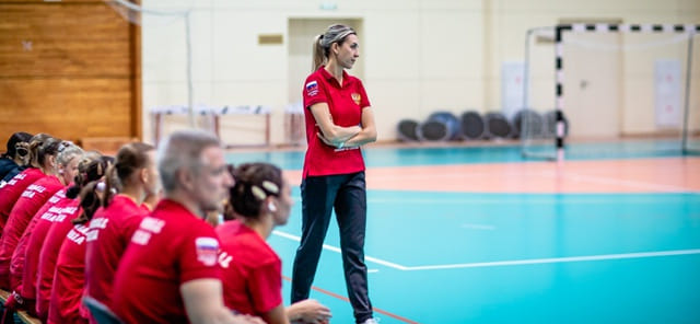 Молодёжная сборная России победила в спарринге с разницей в один мяч команду ЦСКА-2-МССУОР №2