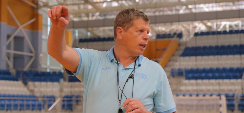 Кубок ЕГФ. Игорь Папруга: "Надеемся, в следующем раунде покажем более зрелую игру. Ждем жеребьевку и будем готовиться"