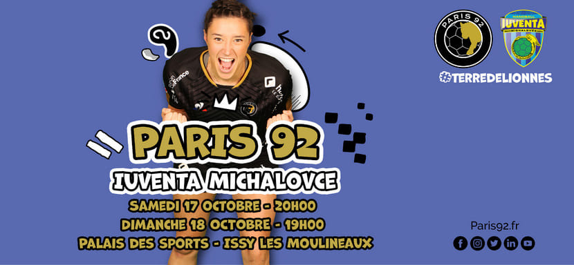 Европейская лига. "Пари-92" и "Ювента" из Михаловце оба матча второго раунда квалификации сыграют во Франции