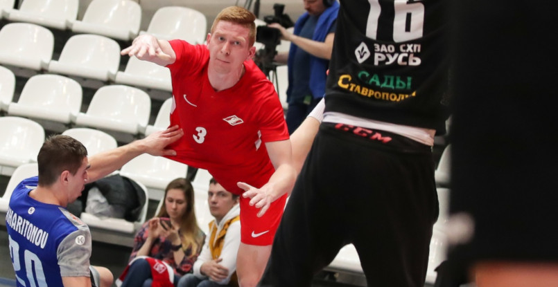 Суперлига. Миндаугас Урбонас: "Был очень рад сыграть за "Спартак" после матчей сборной. Доволен, что в день рождения забросил девять мячей"