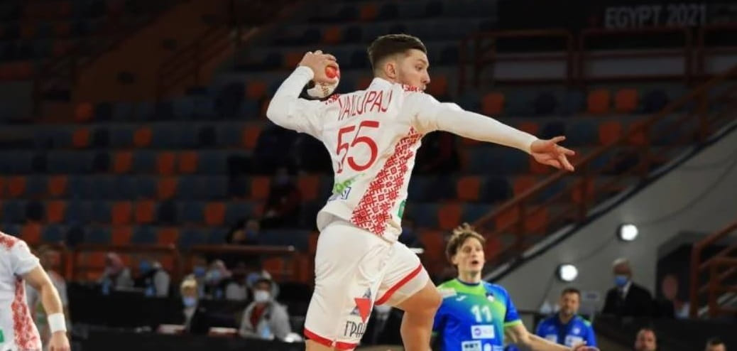 ЧМ-2021. Белорусский правый крайний Никита Вайлупов занимает четвертое место в реестре бомбардиров турнира после матчей среды