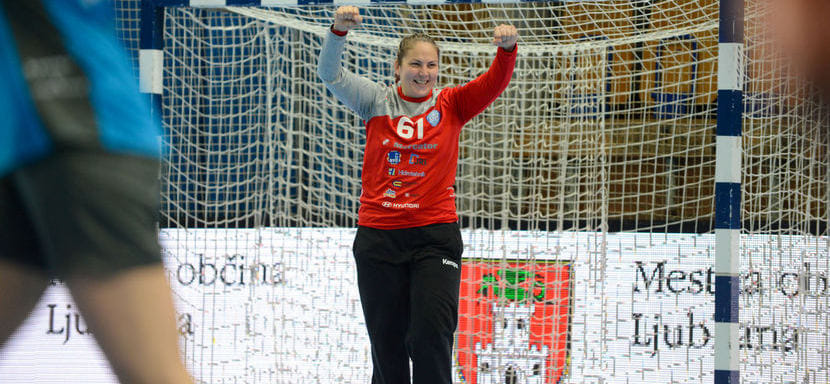 Лига чемпионов. Йована Рисович из словенского "Крима" — автор лучшего сэйва в ответных матчах 1/8 финала (ВИДЕО)