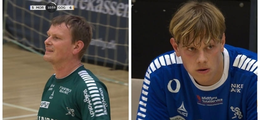 Дания. Отец и сын Хогены сыграли в одном матче за "Гудме" и помогли команде одержать победу над "Морсом"