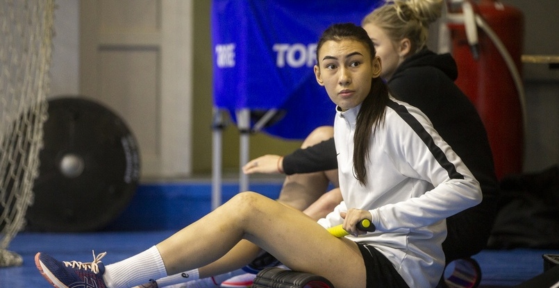 Вторая серия домашних тренировок от разыгрывающей "Ростов-Дона" Миланы Таженовой (ВИДЕО)