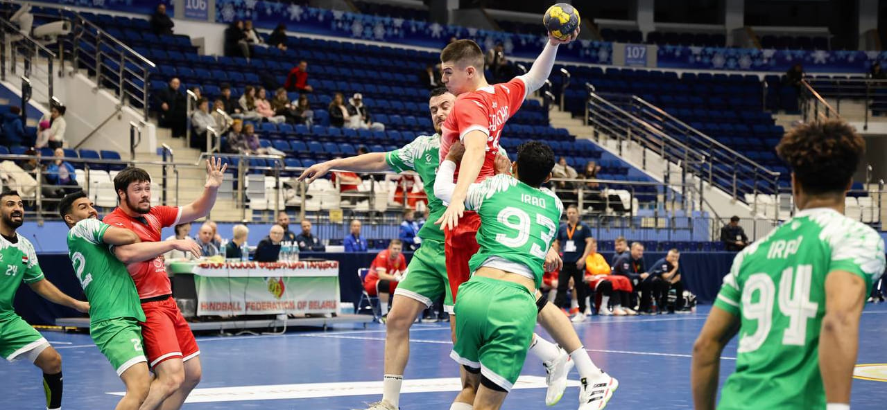 Мужская сборная России разгромила команду Ирака в матче международного товарищеского турнира в Минске