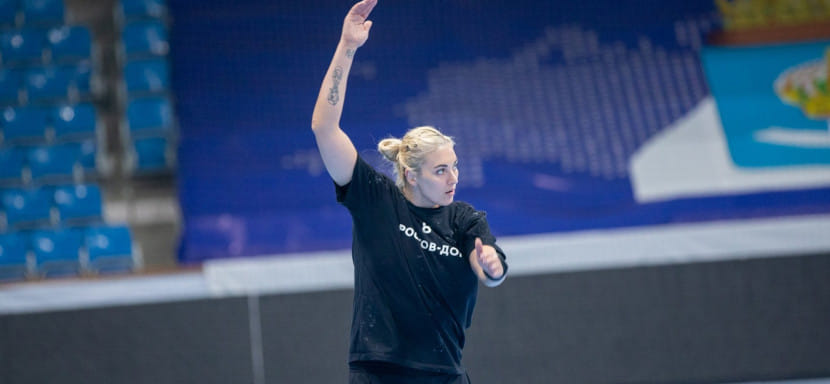 Olimpbet Суперлига. Анна Сень: "Недооценивать "Астраханочку" просто невозможно. Это серьезный противник, настраиваться нужно по максимуму"