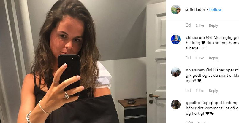 Датская полусредняя "Орхуса" Софи Фладер прооперирована и выбыла на неопределенный срок