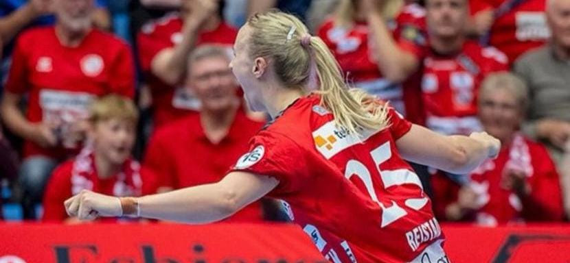 Самым ценным игроком первых матчей плей-офф Лиги чемпионов признана норвежка Хенню Рейстад из "Эсбьерга" (ВИДЕО)