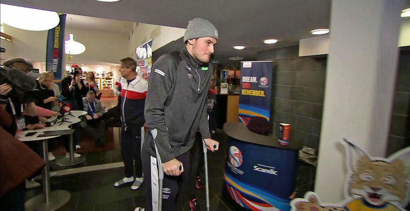 ЧЕ-2020. Для игрока сборной Норвегии Магнуса Реда турнир закончен. Полусредний "Фленсбурга" сломал ногу в матче со шведами