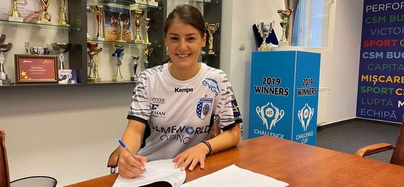 Румыния. Официально. Левая крайняя "Залэу" Александра Диндилиган стала игроком "Бухареста". Контракт рассчитан на два года