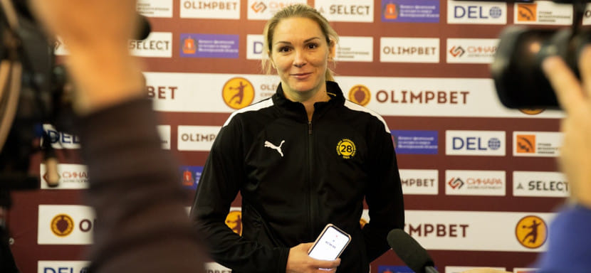 Olimpbet Суперлига. Виктория Калинина: "В ответном матче нам нужно начинать играть с первой минуты, в отличие от сегодняшней встречи"