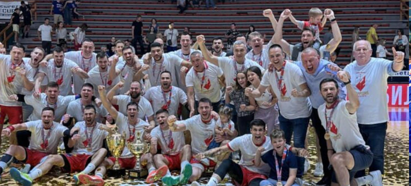 Балканы. "Войводина" Бориса Пуховского в 11 раз подряд победила в чемпионате Сербии, обыграв в финальной серии "Металопластику"