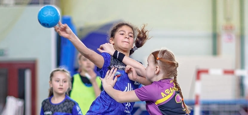 Россия. Команда СШ "Царицыно" стала победителем Кубка ЦСКА по мини-гандболу среди девочек 2014 года рождения
