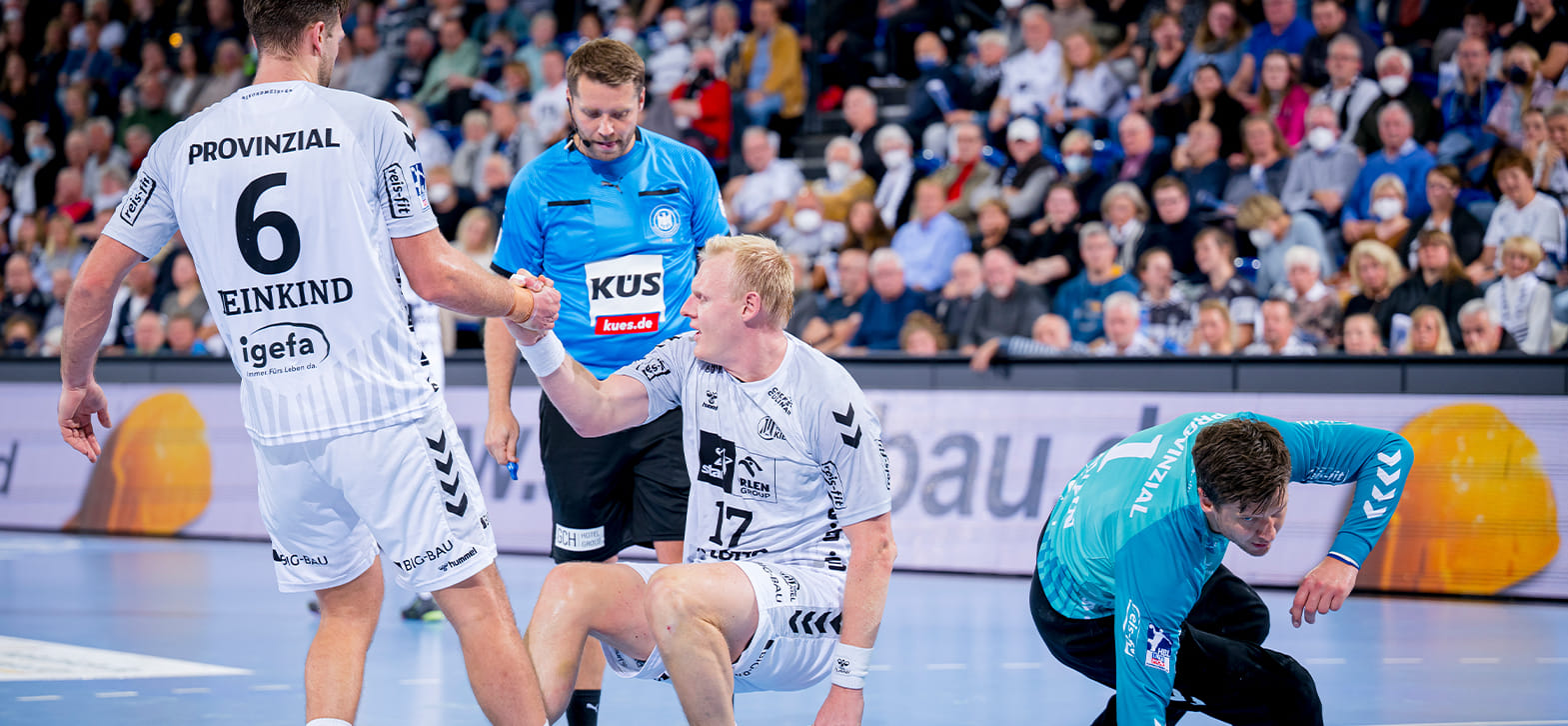 Бундеслига. "Киль" на выезде разгромил одного из аутсайдеров "Хамм-Вестфален" с разницей в 13 мячей и вернулся на второе место