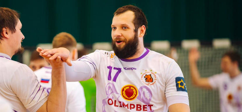 Olimpbet Суперлига. Правый полусредний "Чеховских медведей" Александр Котов признан самым ценным игроком прошлого сезона по версии ФГР