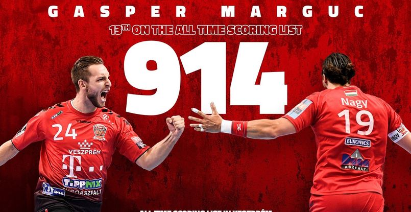 Венгрия. Гашпер Маргуч обошел Ласло Надя в списке самых результативных игроков в истории "Веспрема"
