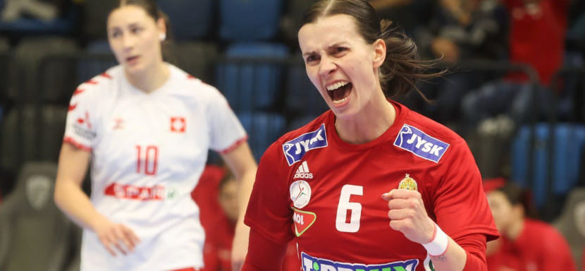 EHF Euro Cup. 9 мячей Петры Вамош помогли сборной Венгрии одержать убедительную гостевую победу над командой Швейцарии