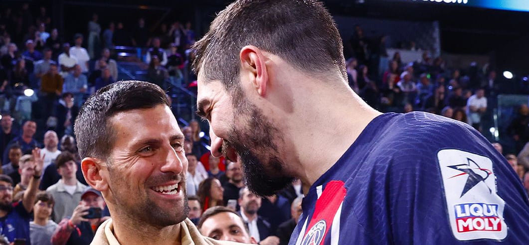 Франция. Первая ракетка мира Новак Джокович посетил последний матч в клубной карьере Николы Карабатича (ФОТО)