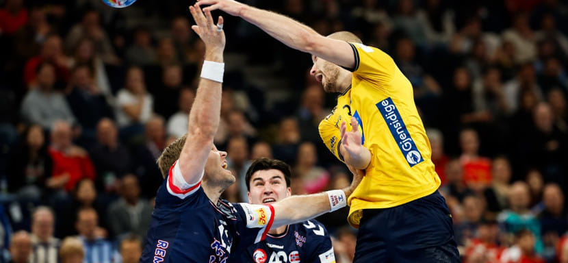 ЧЕ-2024. Сборная Норвегии разгромила команду Швеции в заключительном матче основного раунда во второй группе. Александр Блонц забросил 11 мячей