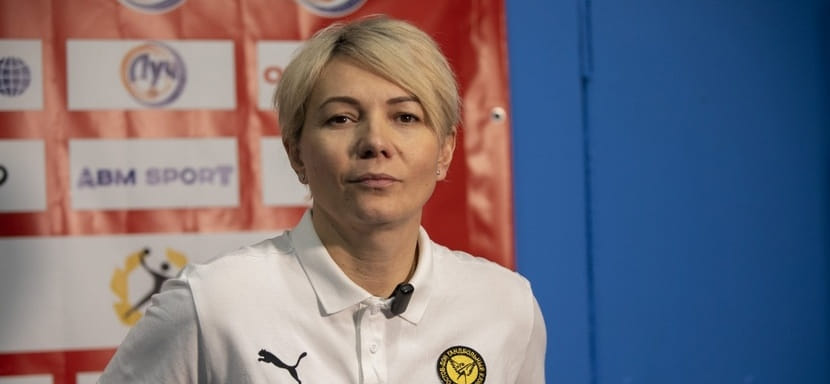 Olimpbet Суперлига. Ирина Дибирова: "Девочки выполняли все задания, хотя, конечно, ошибок не удалось избежать"