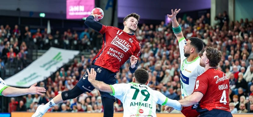 "Фленсбург" на домашней арене обыграл "Вецлар" в матче чемпионата Германии