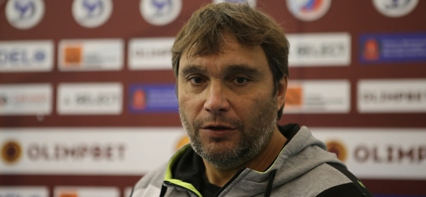 Olimpbet Суперлига. Олег Кулешов: "Здорово, что мало пропускаем. Но необходимо добавлять в командных действиях в атаке"