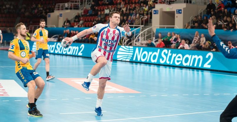 Украина. Левый крайний "Мотора" Захар Денисов: "Дебют в СЕХА-лиге был очень полезен. Мы ждали этого два года"