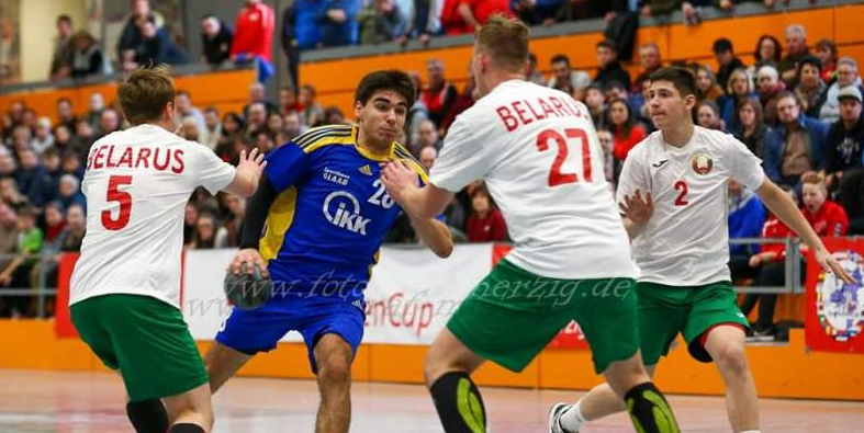 Юношеская сборная Беларуси (U-18) одержала три победы на турнире в Германии и вышла в полуфинал