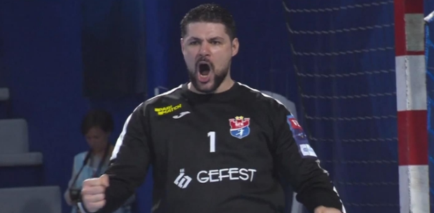 Лига чемпионов. Сэйв голкипера БГК имени Мешкова Ивана Пешича — лучший в одиннадцатом туре