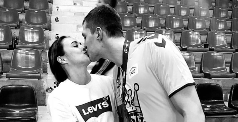 Новая гандбольная семья: белорусский полусредний "Виве" Владислав Кулеш женился на россиянке Юлии Голубевой из "Гомеля"