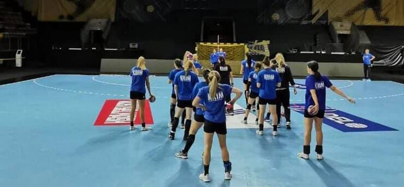 Балканы. Гандболистки "Крима" после десятидневного карантина вернулись к тренировкам