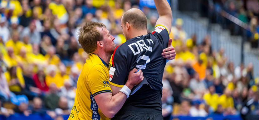 EHF Euro Cup. Левый полусредний сборной Германии и "Берлина" Пауль Друкс порвал ахиллово сухожилие в матче с командой Швеции