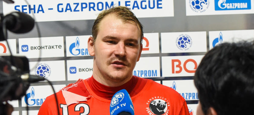 СГАУ-"Саратов" официально объявил о переходе воспитанника столичного гандбола, линейного Ильи Рябова из "Пермских медведей"