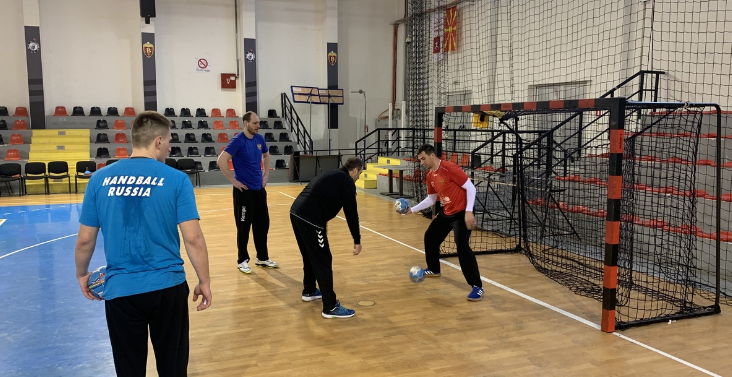 ЧЕ-2020. Сборная России продолжает подготовку к топ-турниру в Скопье. Все идет по плану. Фоторепортаж с тренировки в среду