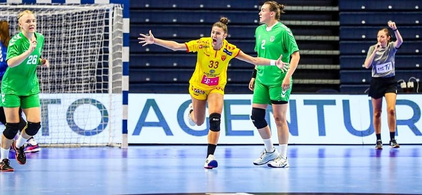 ЧЕ-2024. Правая крайняя ЦСКА Сара Ристовска забросила треть всех мячей сборной Северной Македонии в матче с командой Литвы