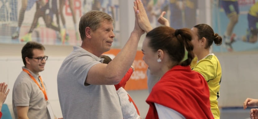 20 гандболисток сборной Беларуси ведут подготовку к товарищеским матчам с россиянками, которые состоятся в Волгограде