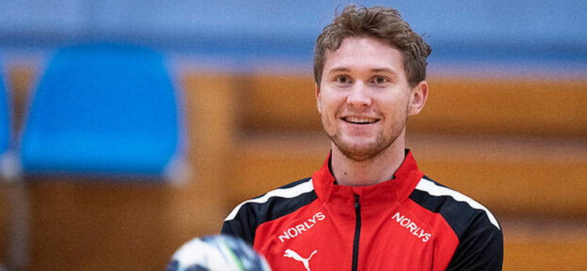 Левый крайний "Киля" и сборной Дании Магнус Ландин — самый играющий гандболист 2021 года. Он провел 86 матчей