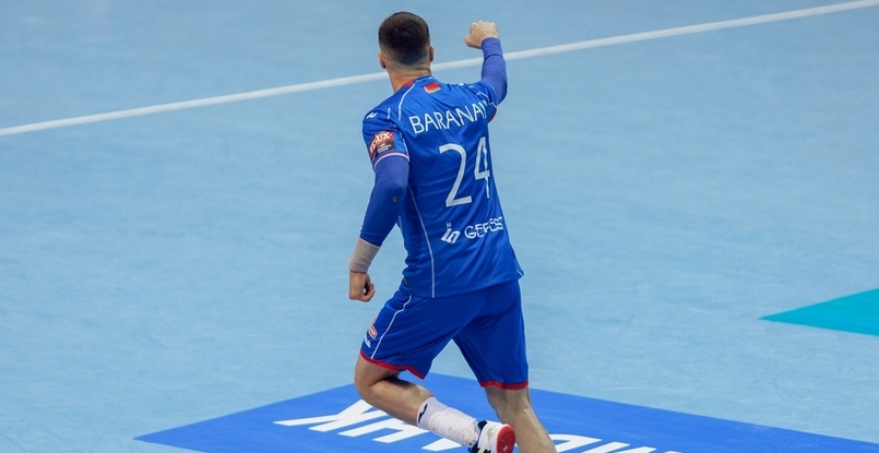 СЕХА-лига. Правый крайний БГК имени Мешкова Максим Баранов вошел в символическую сборную турнира в декабре (ВИДЕО)