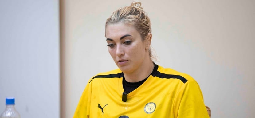 Olimpbet Суперлига. Анна Сень: "Надо, наверное, устроить 10 тренировок, чтобы поставить мозги на место и достойно сражаться в ответной игре"