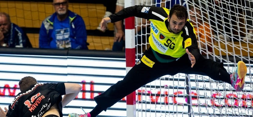 Европейская лига. Голкипер "Берлина" Деян Милосавлев — автор лучшего сейва в четвёртом туре (ВИДЕО)