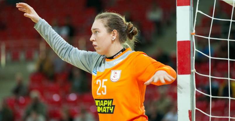 Суперлига. Вратарь Валерия Христенко: "К игре в защите готовилась всего неделю"