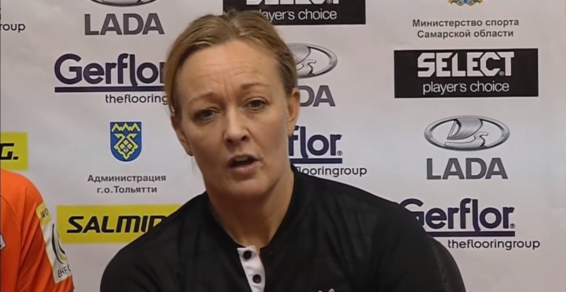Кубок ЕГФ. Карин Бродсгорд: "Штаб "Лады" выбрал хорошую тактику на матч. Нам приходилось перестраиваться" (ВИДЕО)