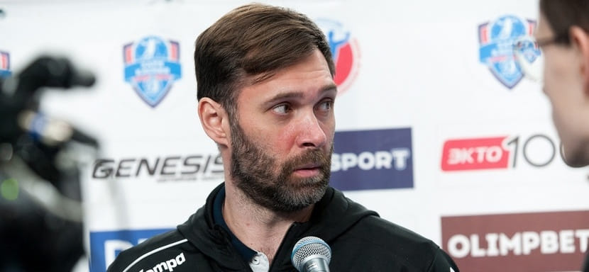 Olimpbet Суперлига. Денис Кафтин: "Начали проигрывать и захотели быстро отыграться. В итоге на этом сделали много ошибок"